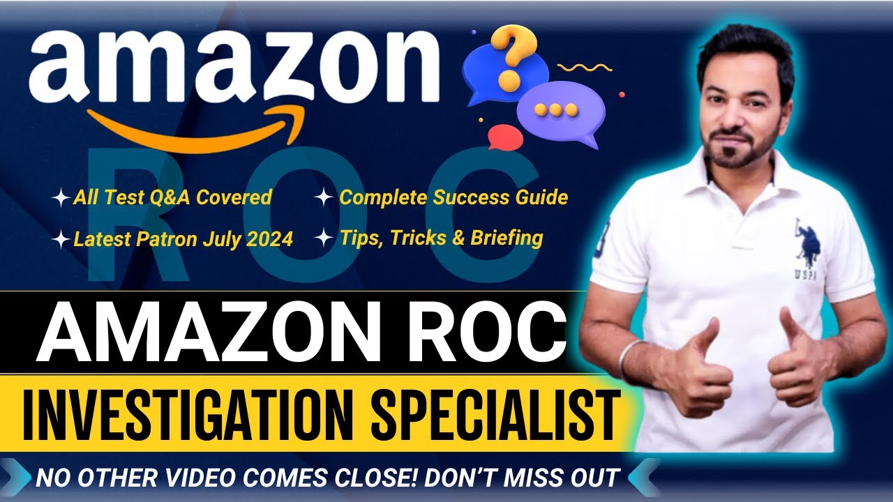 Тест оценки Amazon ROC | Онлайн-тест специалиста по расследованиям Amazon ROC