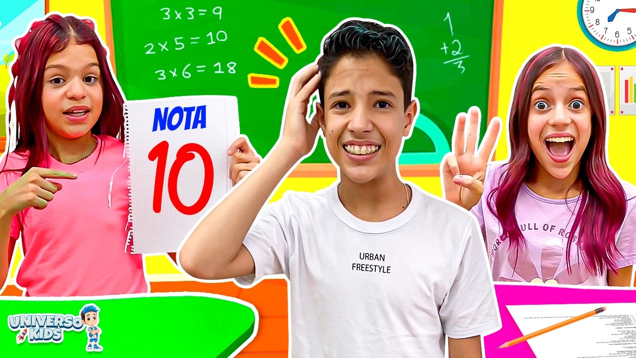 Henrique mostra que conhecimento é a coisa mais importante na escola - Universo Kids