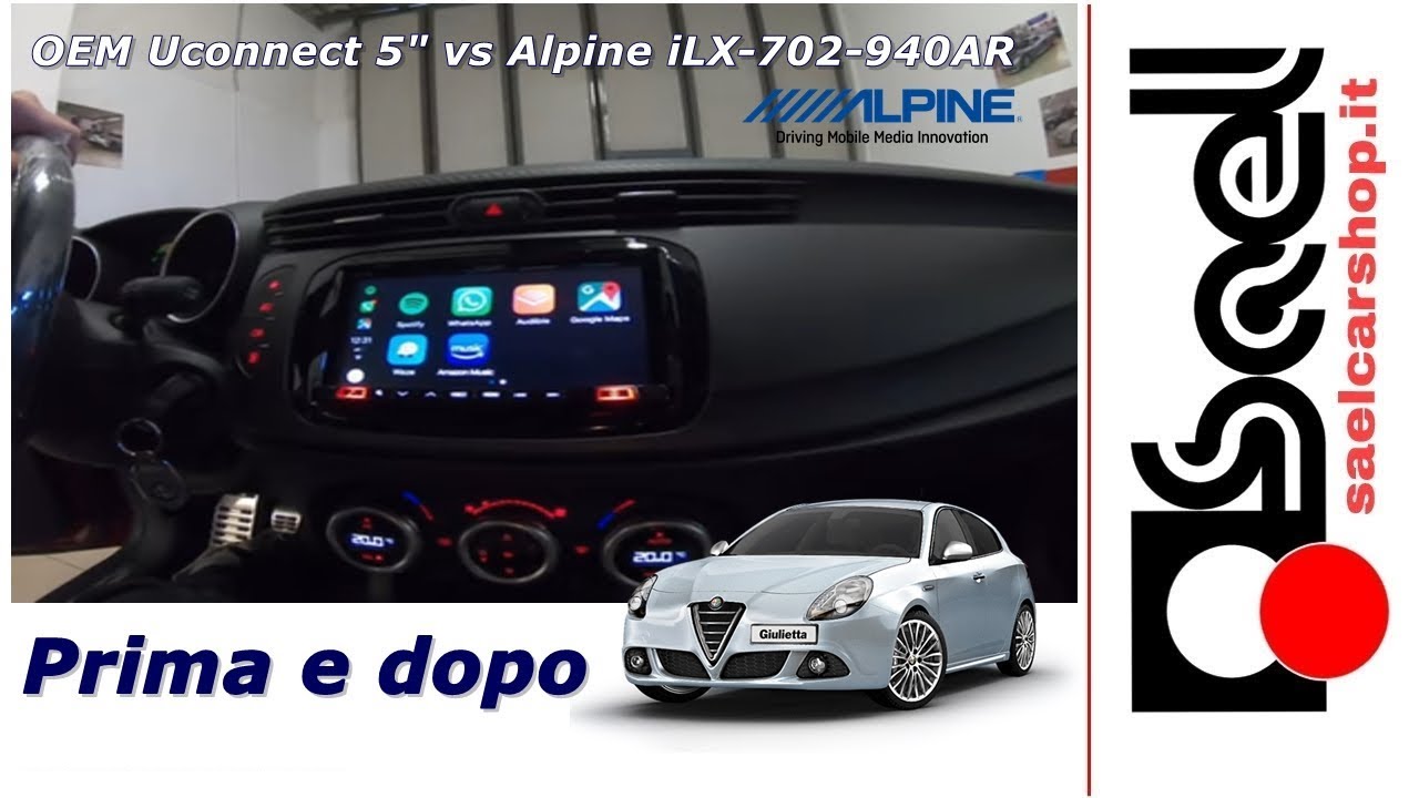 Alfa Romeo Giulietta - Confronto Uconnect 5