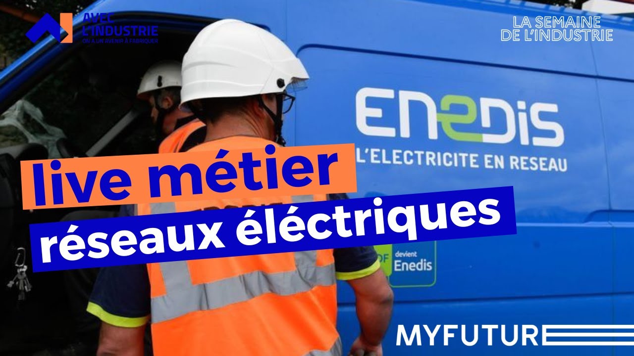 ⚡ Découvrez un métier qui prépare les réseaux électriques de demain !