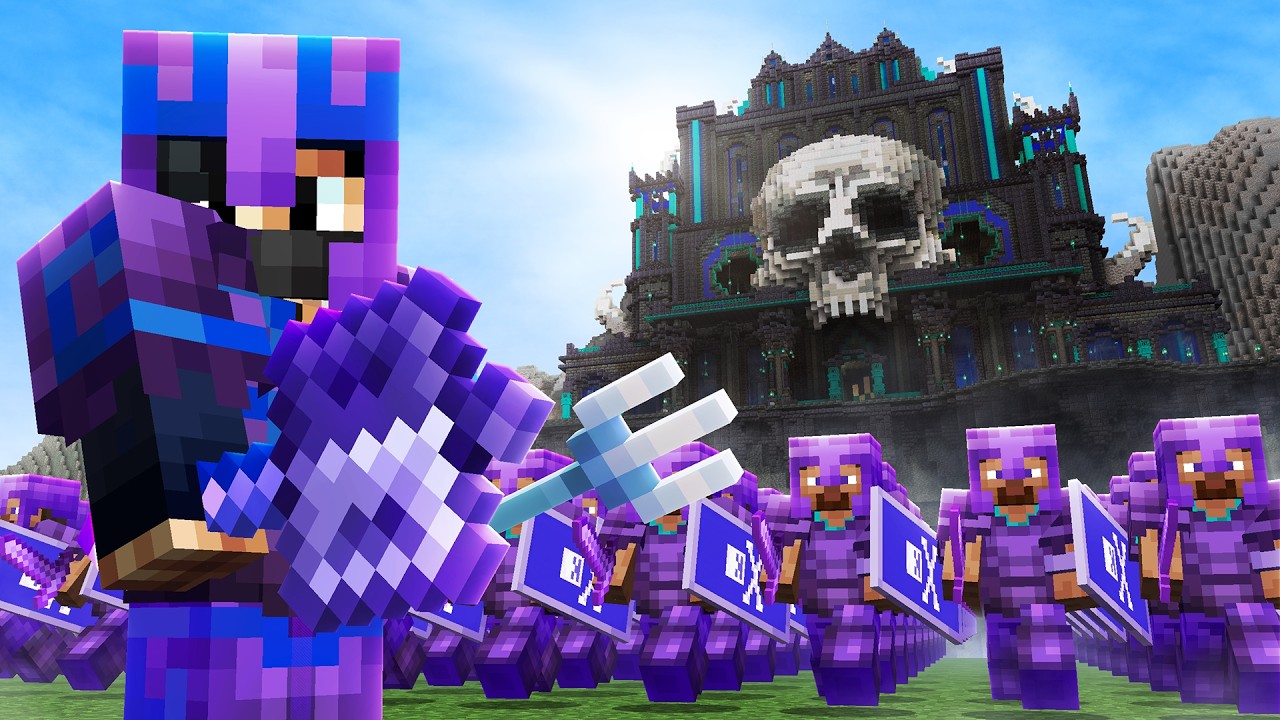 Я начал войну цивилизаций в Minecraft