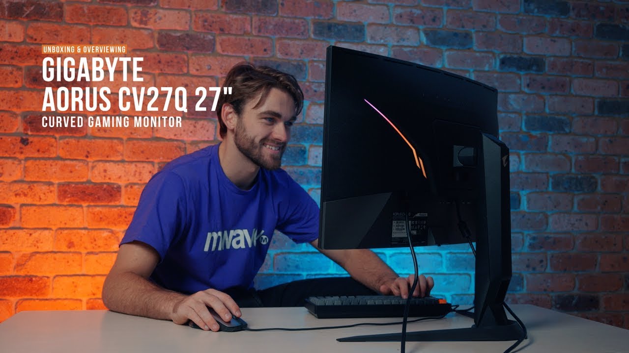 Unboxing Gigabyte AORUS CV27Q 27