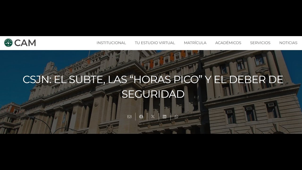 CSJN: EL SUBTE, LAS 