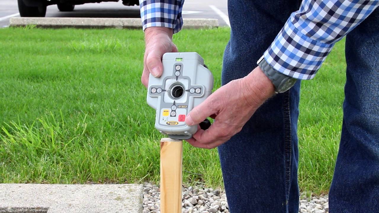 Automatic Setup Using Spot Finder W/DG Pipe Lasers