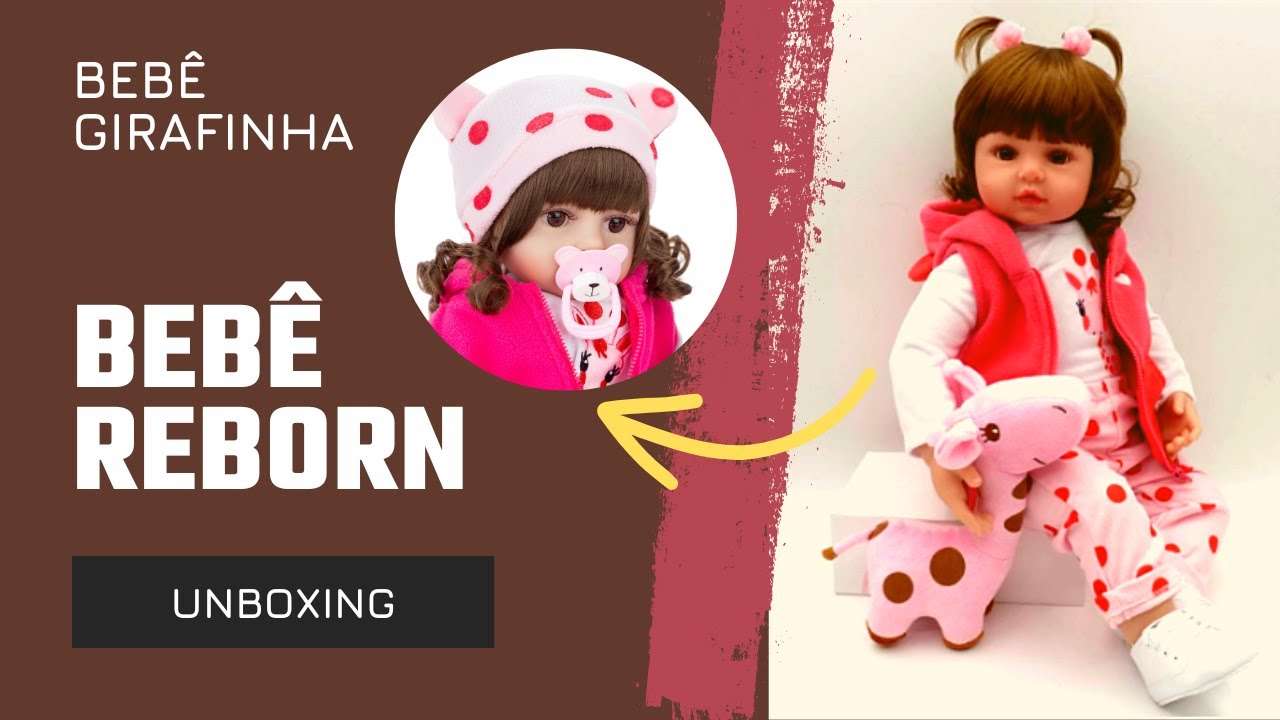 BEBE REBORN GIRAFINHA REALISTA - BRASTOY