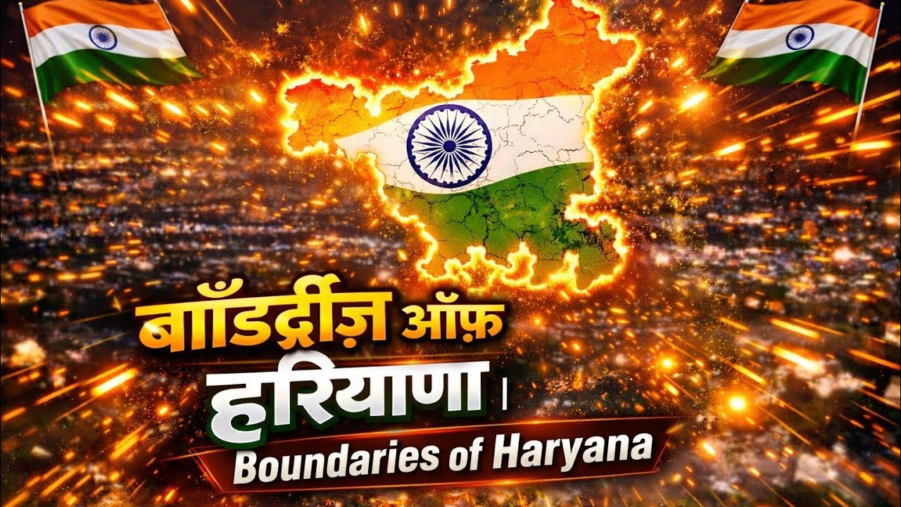 Boundaries Of Haryana Districts With Other States/ Haryana Ke Districts Ki Rajyo Ke Sath Seema🌍🔥