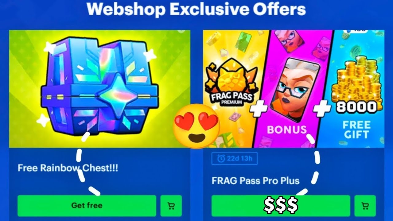 Free Qr Code & Season Pass Webshop in FRAG!🎁