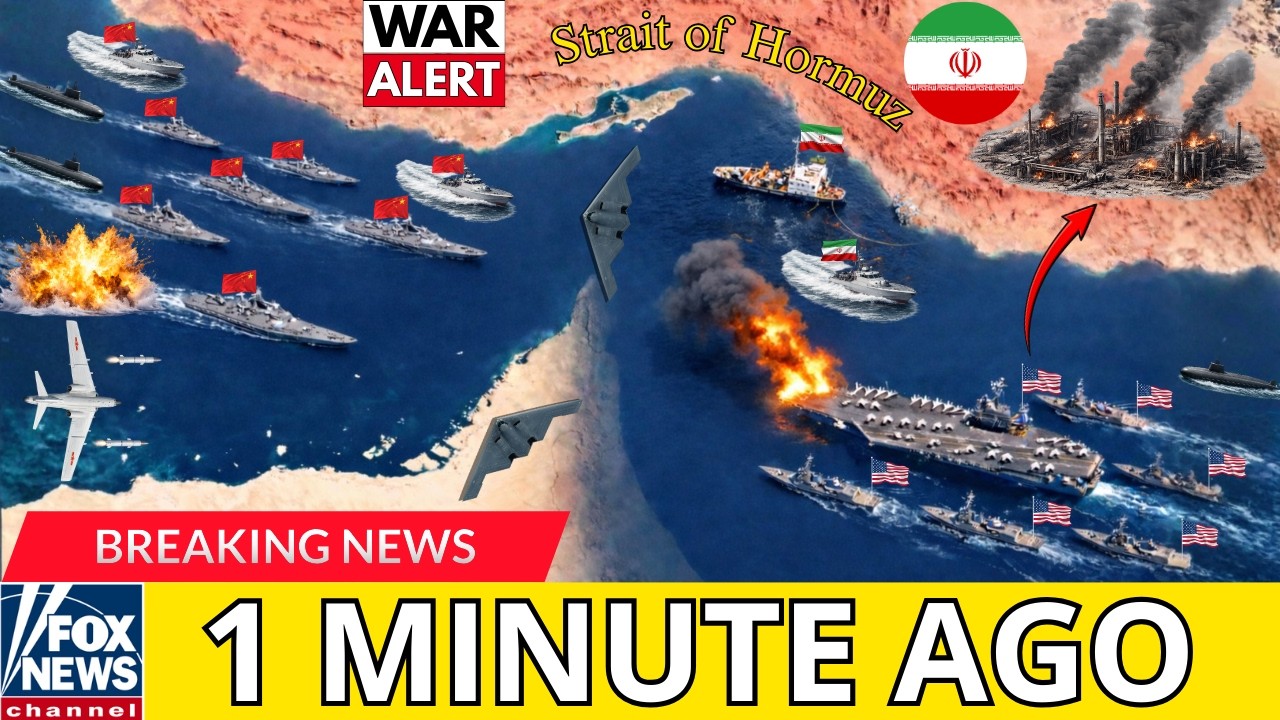 Китай направил бомбардировщики и 35 военных кораблей в Ормузский пролив — а затем появились ВМС США.