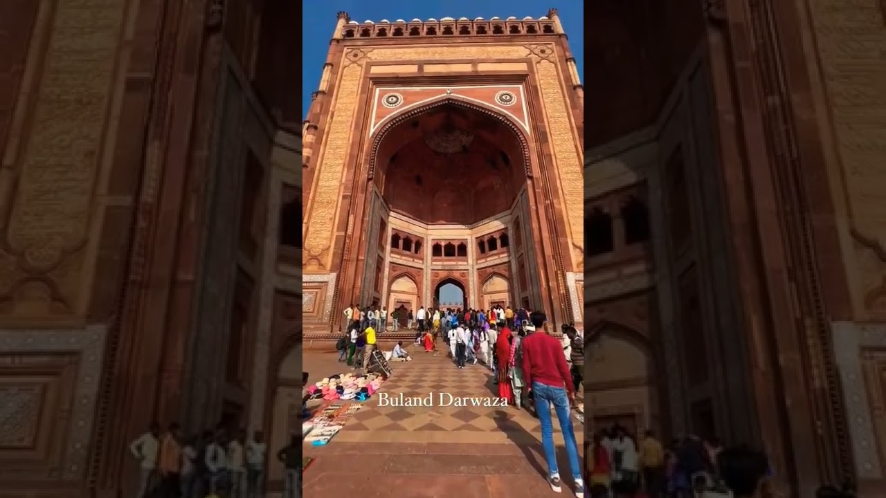 Buland Darwaza at Fatehpur Sikri is the Highest gateway in the world #uttarpradesh #travelvlog