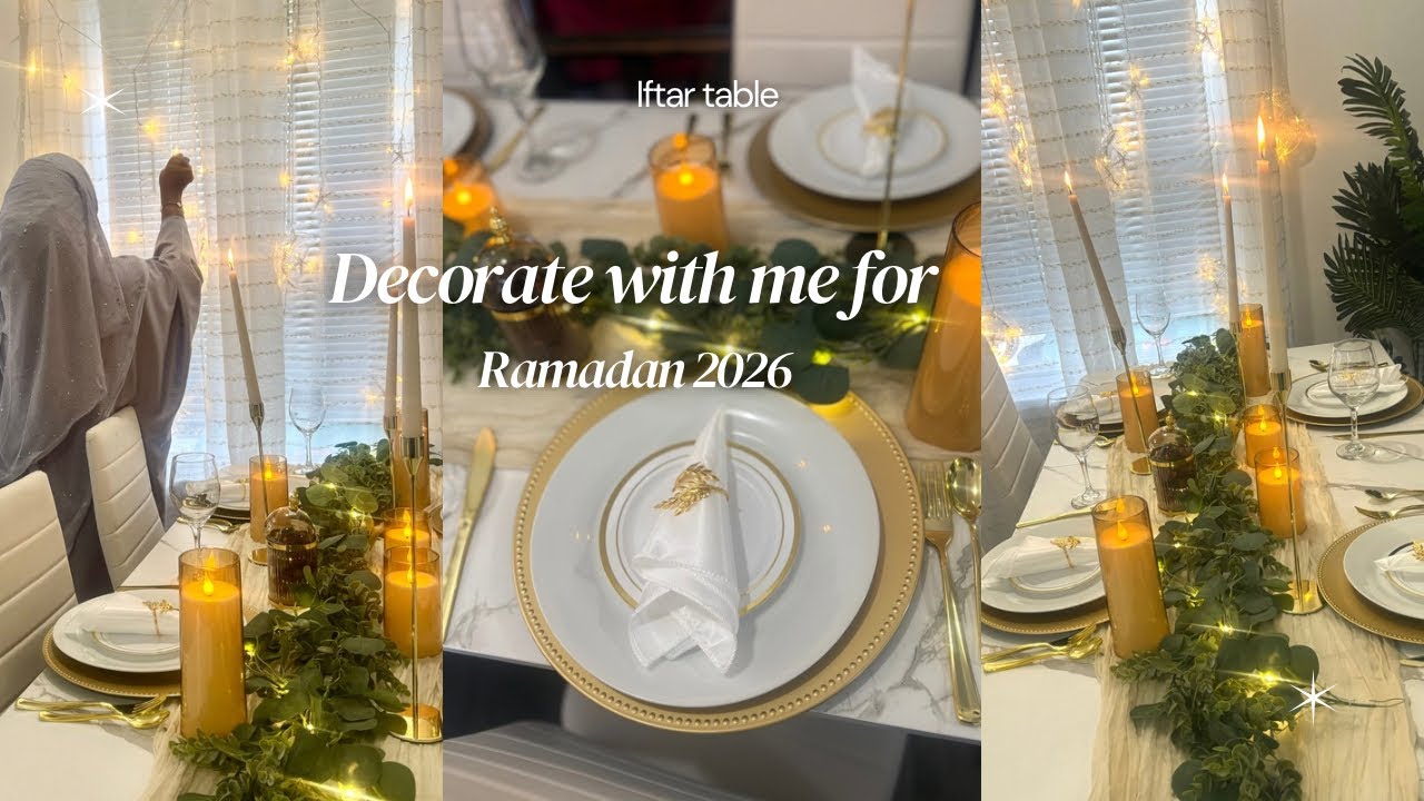 Heartfelt Ramadan Decoration Ideas for 2026| iftar table setting|