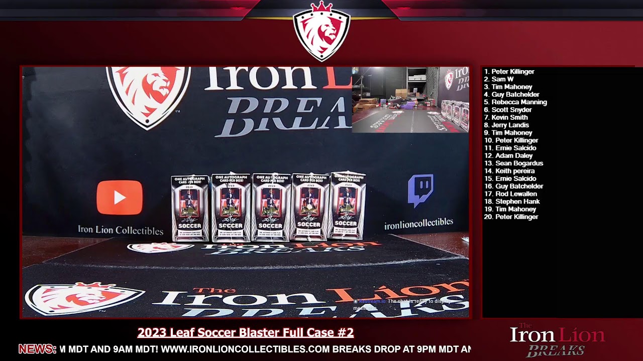 2023 Leaf Soccer Blaster Full Case #2
