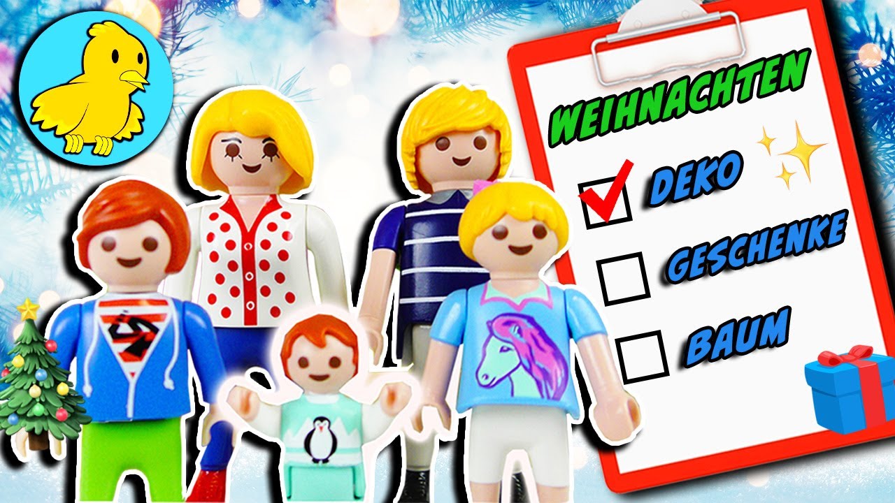 BALD IST WEIHNACHTEN! | Familie Vogel bereitet großes Fest vor | Playmobil Film Deutsch