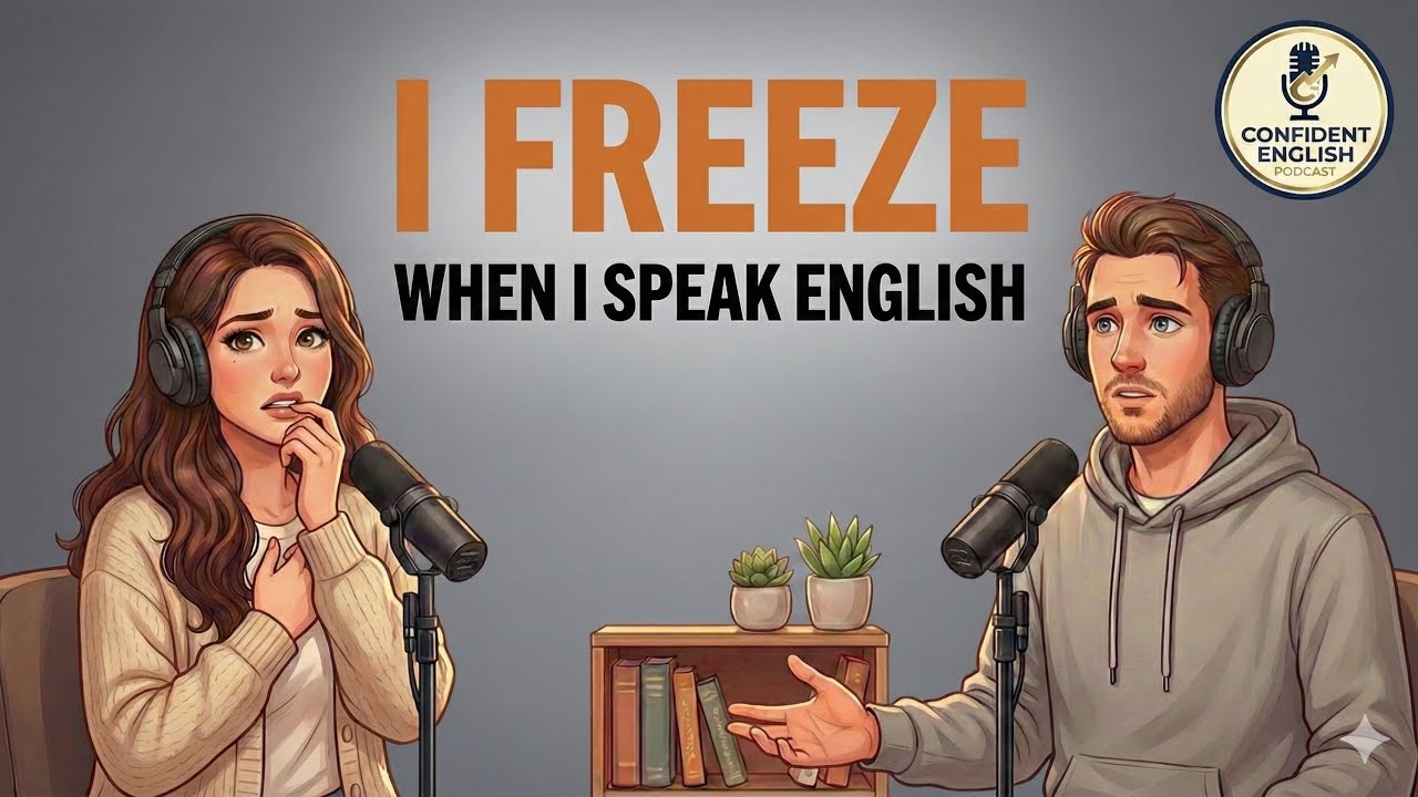 Why You Freeze When Speaking English | Real English