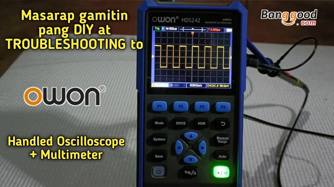 Owon HDS242 40MHz Handheld Oscilloscope + Multimeter