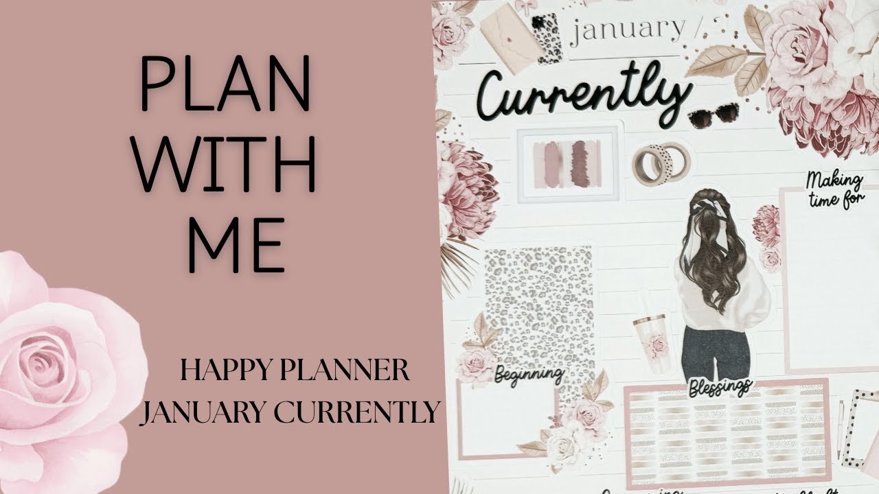 Plan With Me | Happy Planner January Currently | Live Love Posh Seasonal Love