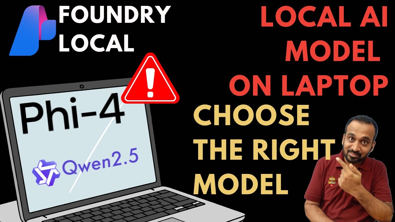 Основы Foundry Local: выберите правильную локальную модель ИИ для вашего ноутбука (Phi-4 Mini, Qw...