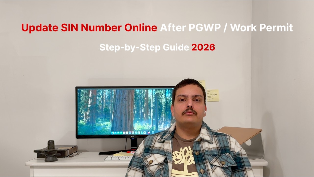 Update SIN Number Online After PGWP / Work Permit (Step-by-Step Guide 2026)