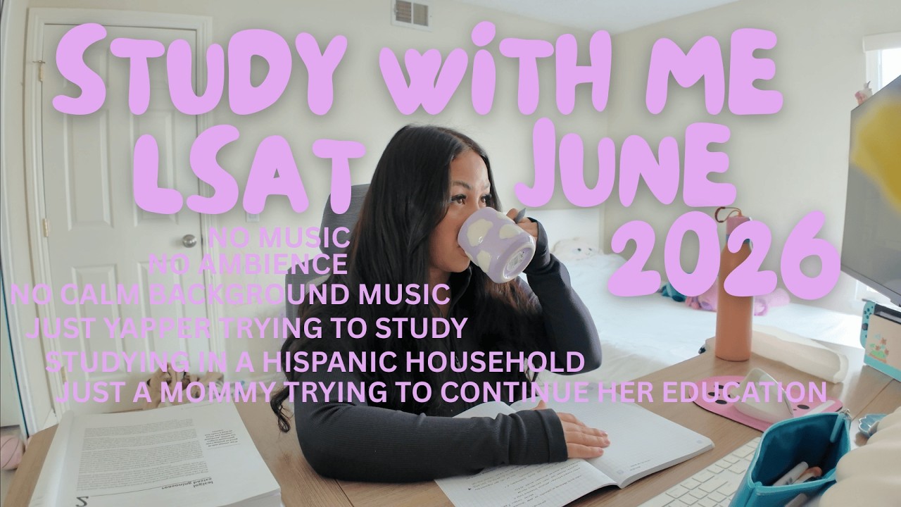 I am a single mom, and I decided to go to Law school | Single Mom Studies for June 2026 LSAT