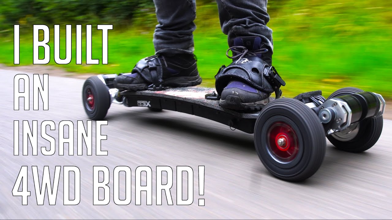 INSANE torque, INSANE speed - 4WD Esk8!