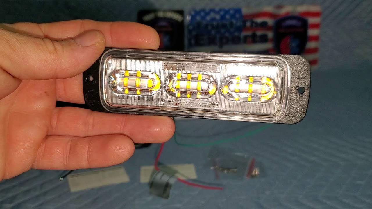 Soundoff Signal Bolt 2 Single Color Amber Surface Mount Led Warning Lights