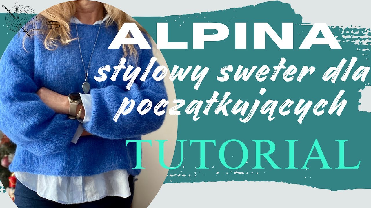 Sweter na drutach prosty i stylowy- jak zrobić krok po kroku/ how to knit a sweater step by step