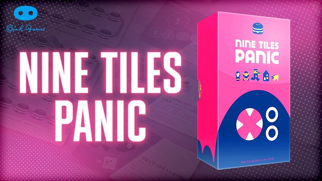 Серия OINK Games | Играем в настольную игру Nine tiles Panic