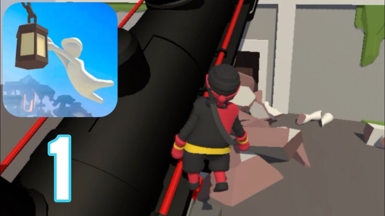 Human: Fall Flat - Gameplay Walkthrough - Part 1 - Level 1-3 (iOS,Android)