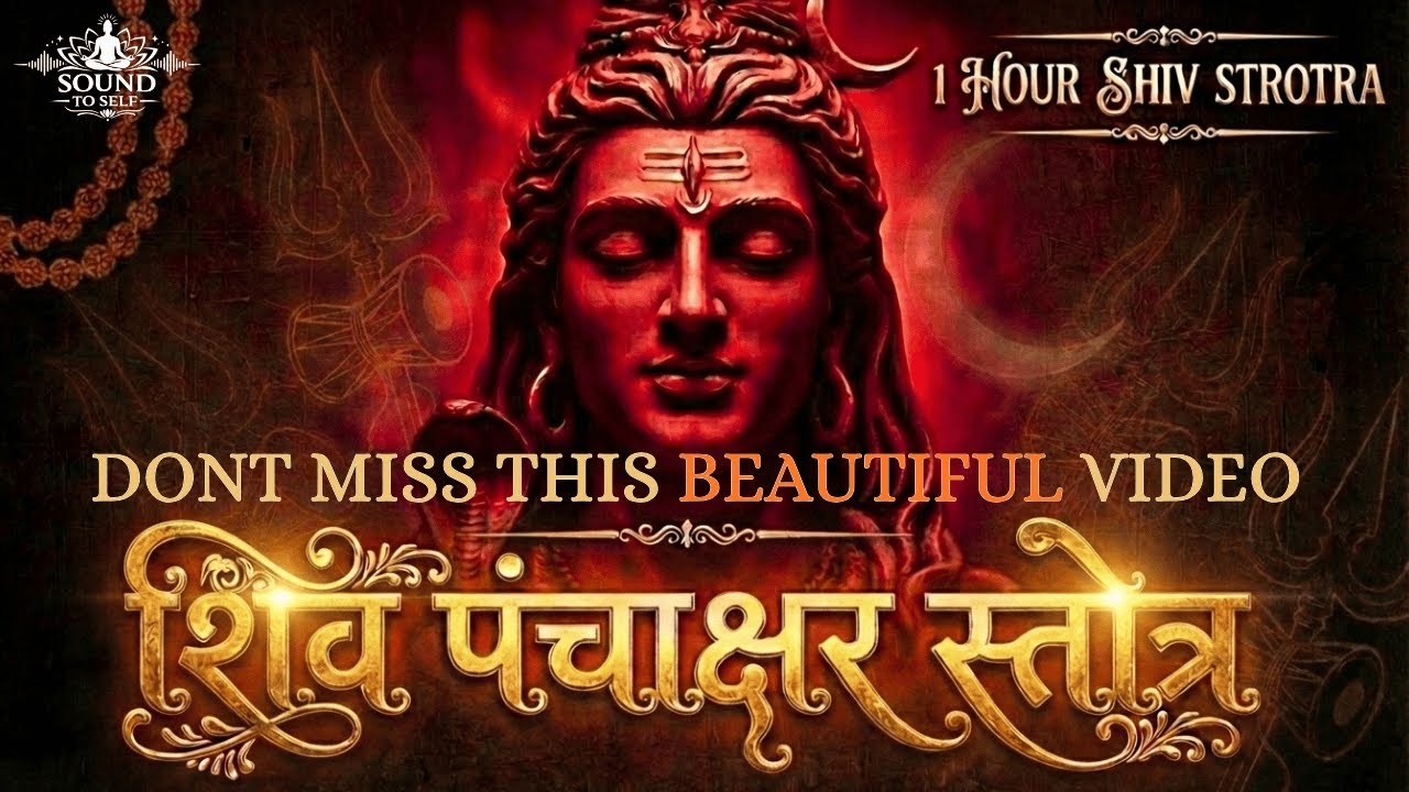 🔱 1 Hour Shiva Stotra | शिव पंचाक्षर स्तोत्र | अपार शक्ति का मंत्र |#shiv #shivapanchaksharastotram