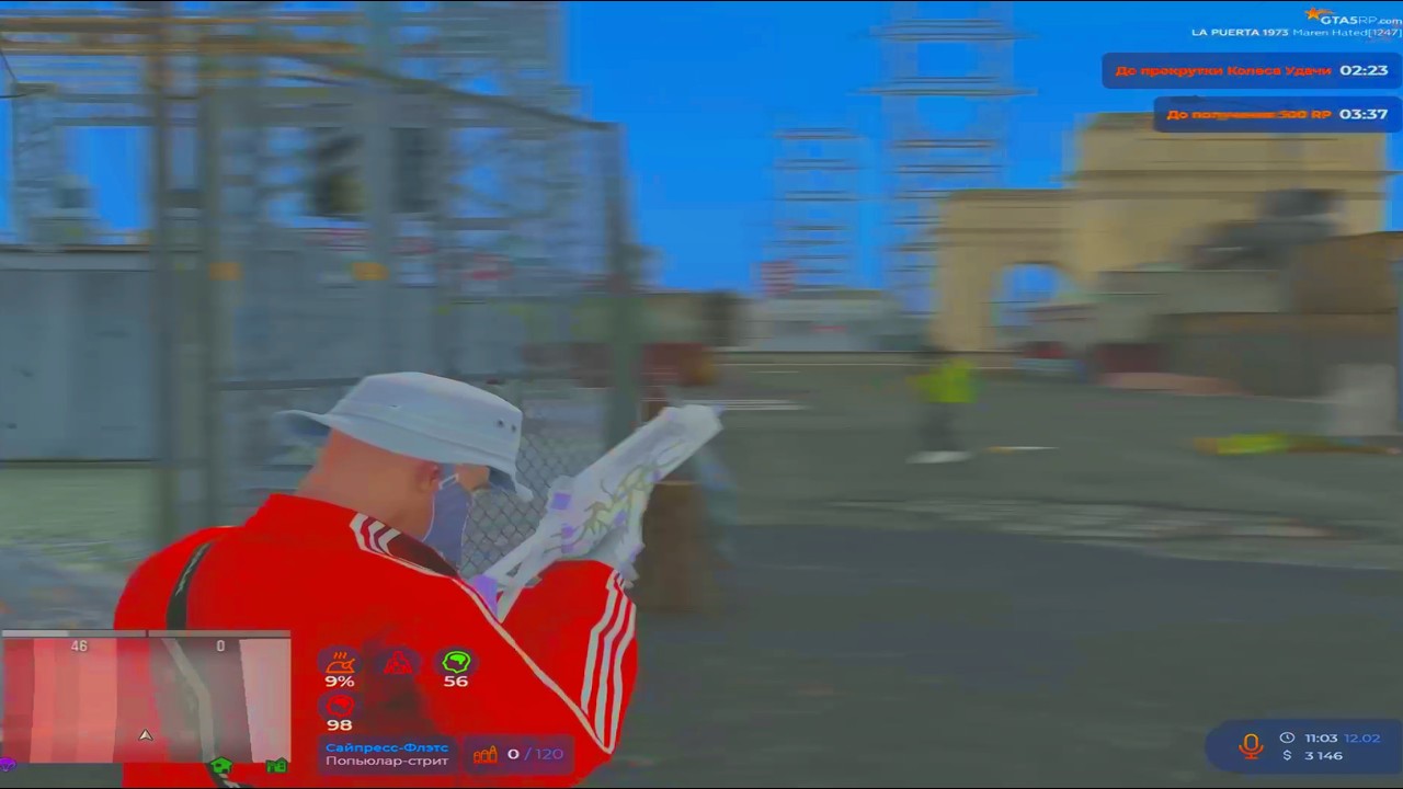 ВАЙБОВОЕ ТУЛЕВО | 360 FPS GAMEPLAY | GTA 5 RP LA PUERTA | HATED FAMQ