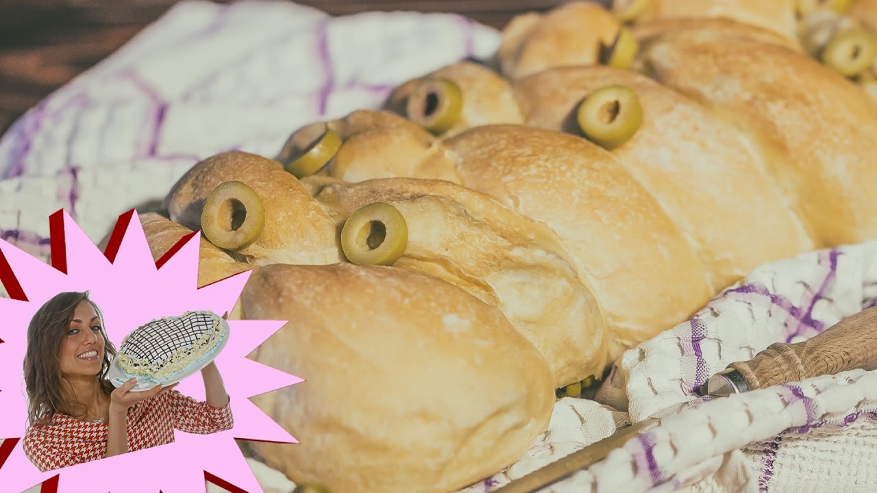 Treccia di Pane alle Olive