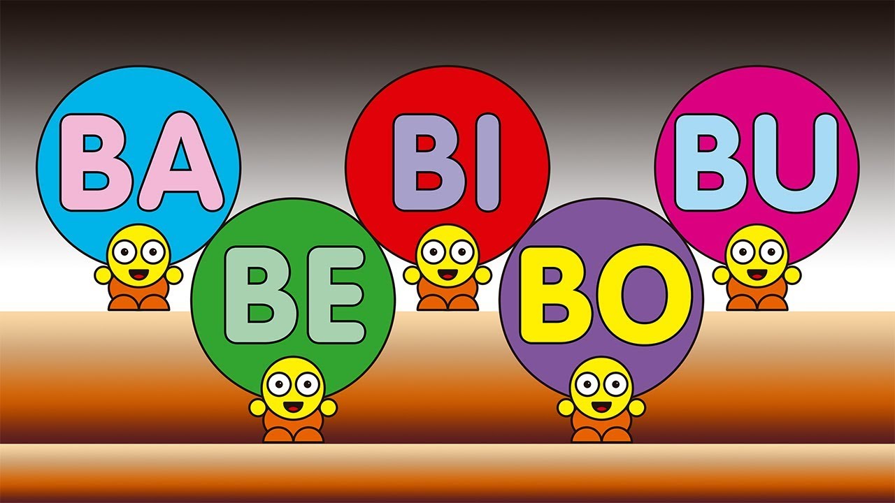 BA BE BI BO BU  - Crianças inteligentes - A E I O U