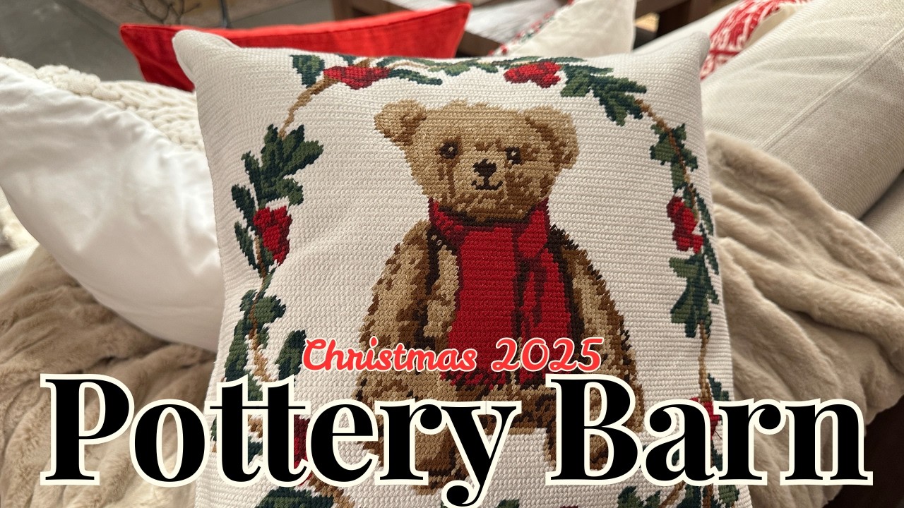 Рождество в Pottery Barn | Новая праздничная коллекция 2025: обзор
