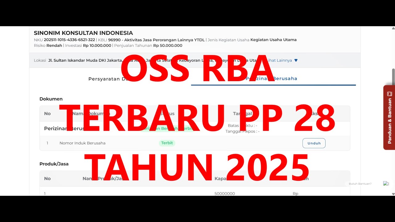 INPUT KBLI OSS RBA TERBARU & SPPL AMDALNET PENYESUAIAN PP NO 28 TAHUN 2025 UPDATE!!!