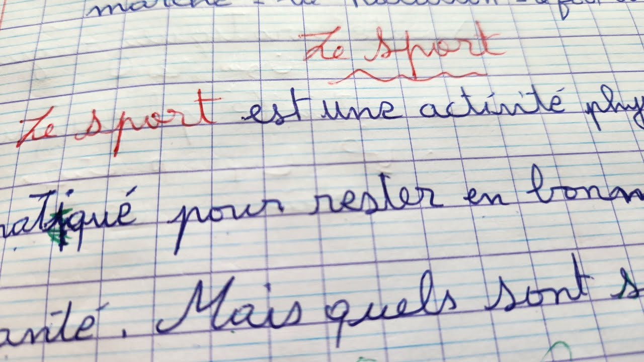 تعابير كتابية production écrite de français 2eme tr
