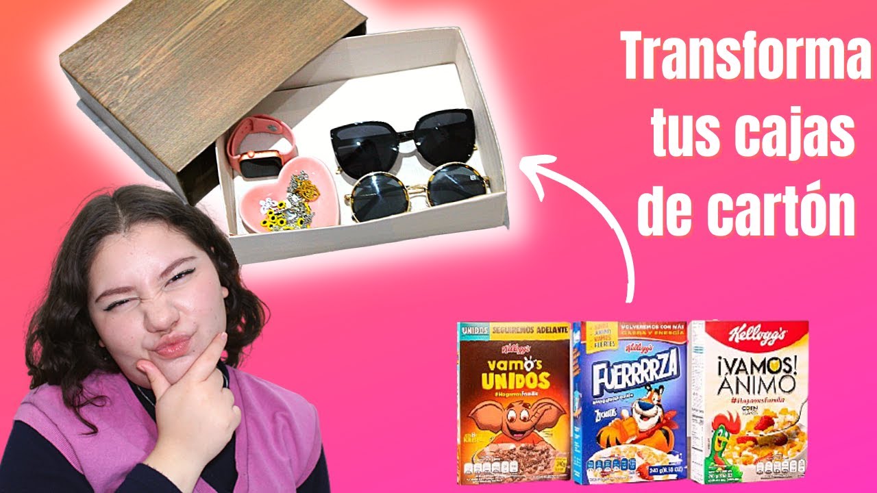 Crea un mueble con cajas de cartón
