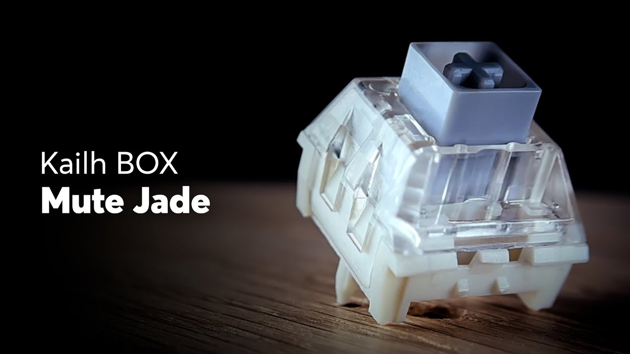 Kailh BOX Mute Jade Switch Sound Test and Review | Silent Clicky...?