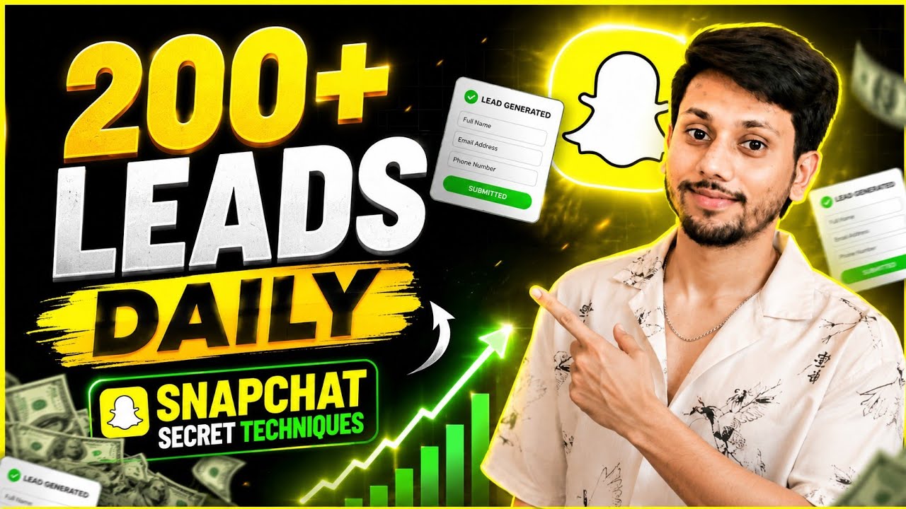 Snapchat Leads Generation ||How to Generate 200+ Leads through SnapChat