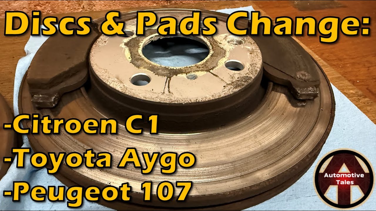 Руководство по замене тормозных колодок своими руками (Toyota Aygo, Citroen C1, Peugeot 107)