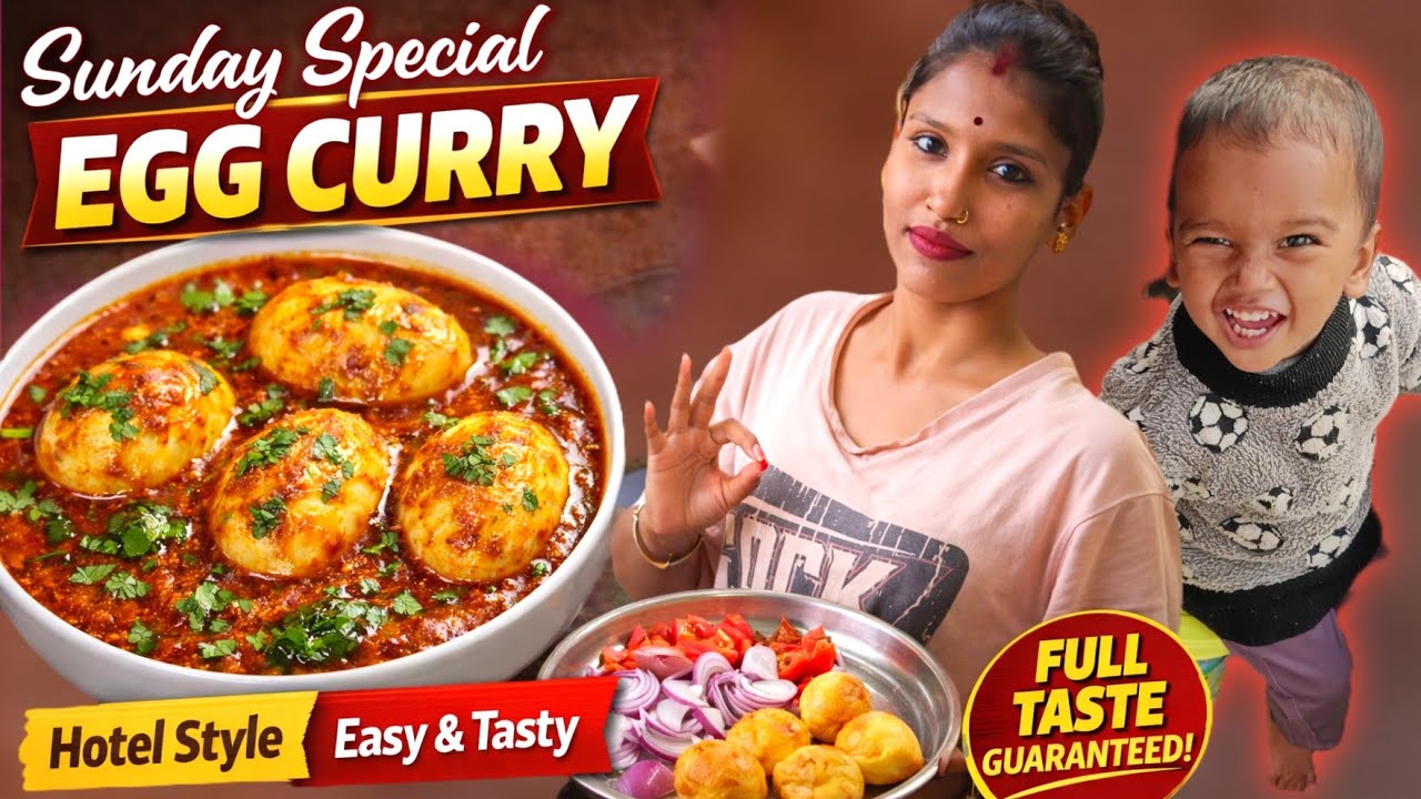 Sunday Special Egg Curry Banaen😋 | Ghar Jaisa Swad | Egg Curry Recipe