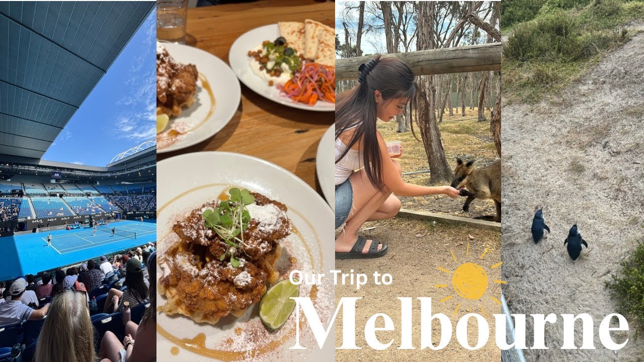 MELBOURNE Vlog 🦘| Australian Open, Phillip Island, Exploring, Shopping