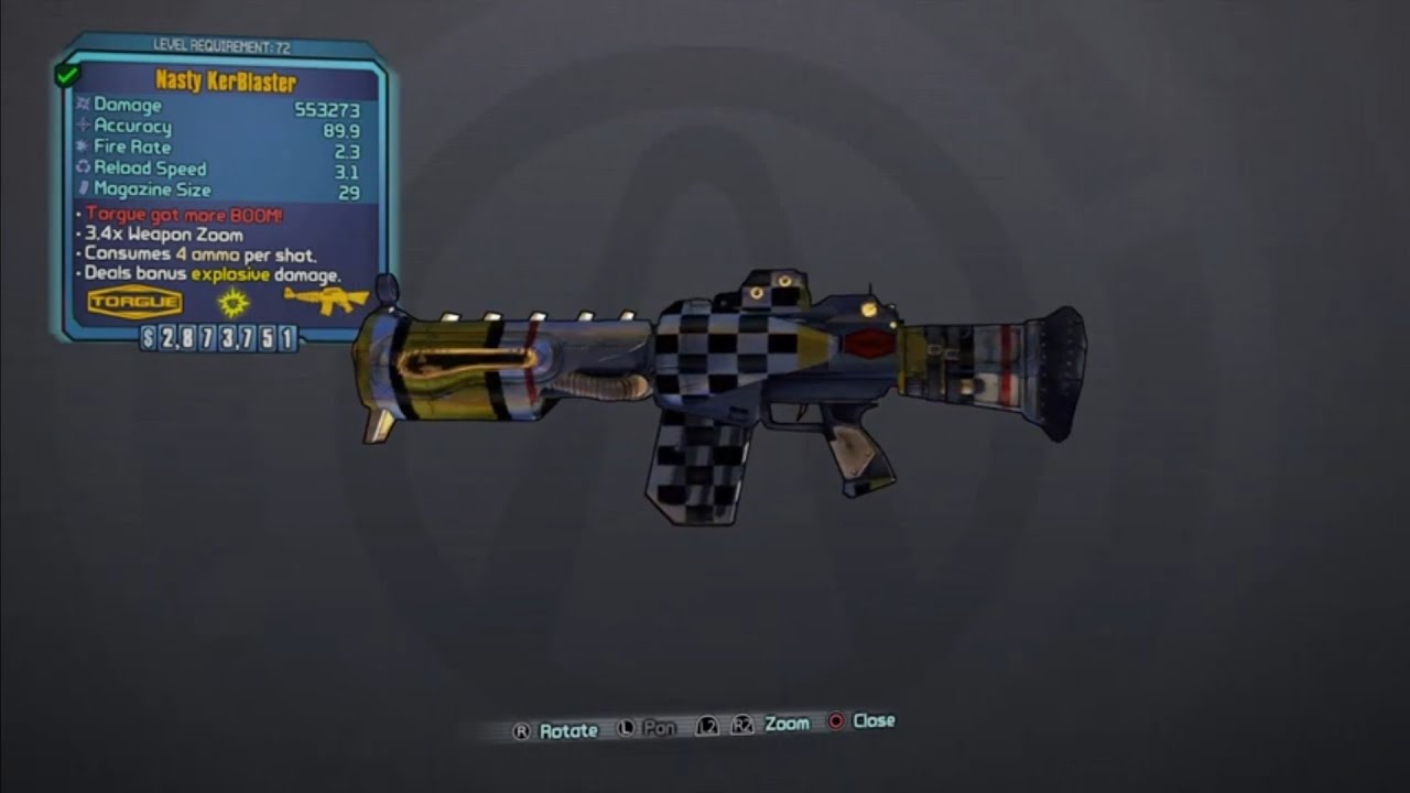 Kerblaster Assault Rifle | Legendary Loot | Borderlands 2