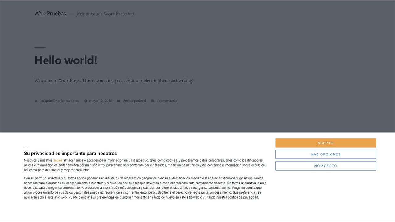 🏅 Cómo Configurar Quantcast Choice en Wordpress 2021 / Añadir el banner de Cookies / consentimiento