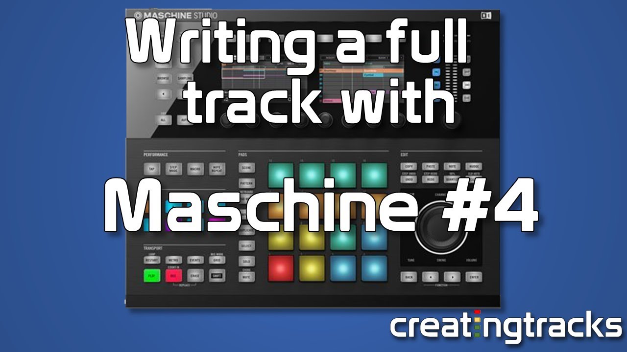 Maschine Making A Full Song Part 4 Keys Selection