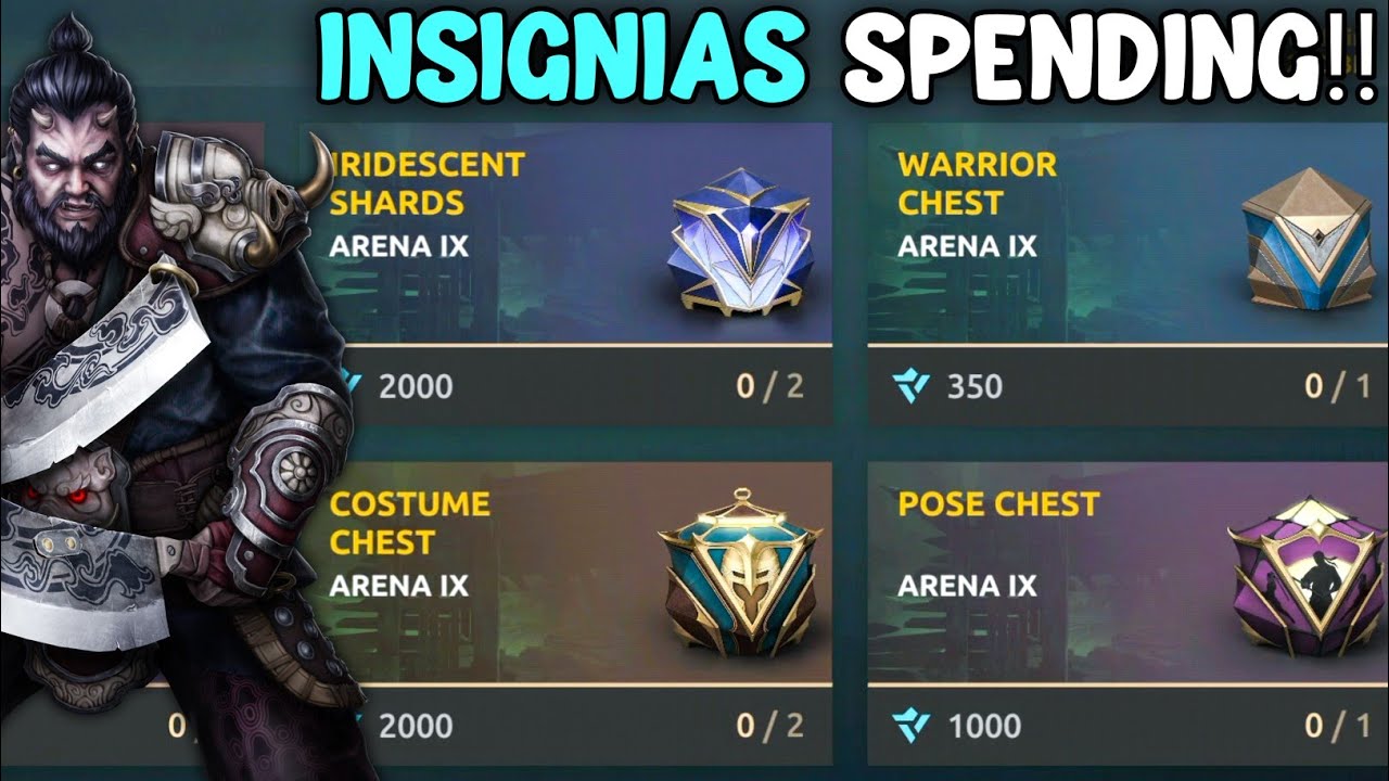 I Spent 15,000 Insignias on Chest Opening! 😱 Epic Costumes, Master & Shards | Shadow Fight 4 Arena