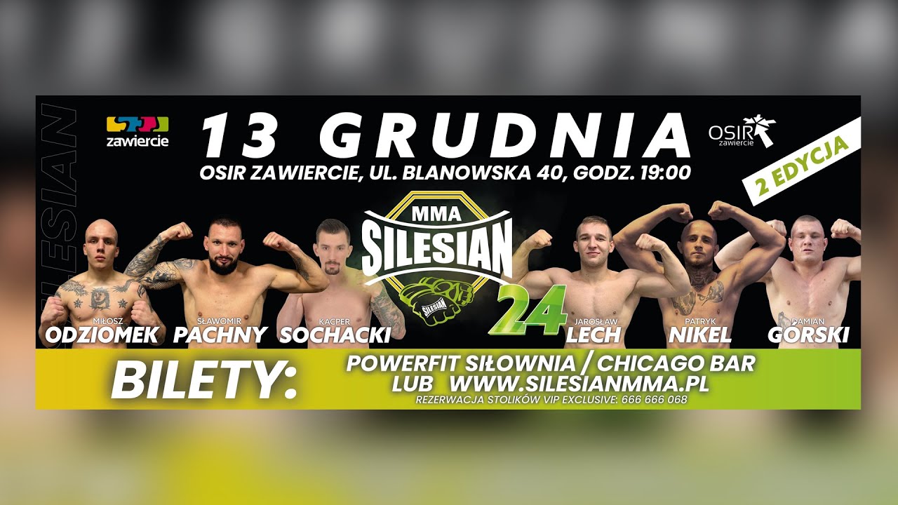 Gala Sielesian MMA 24 - studio i pierwsza walka