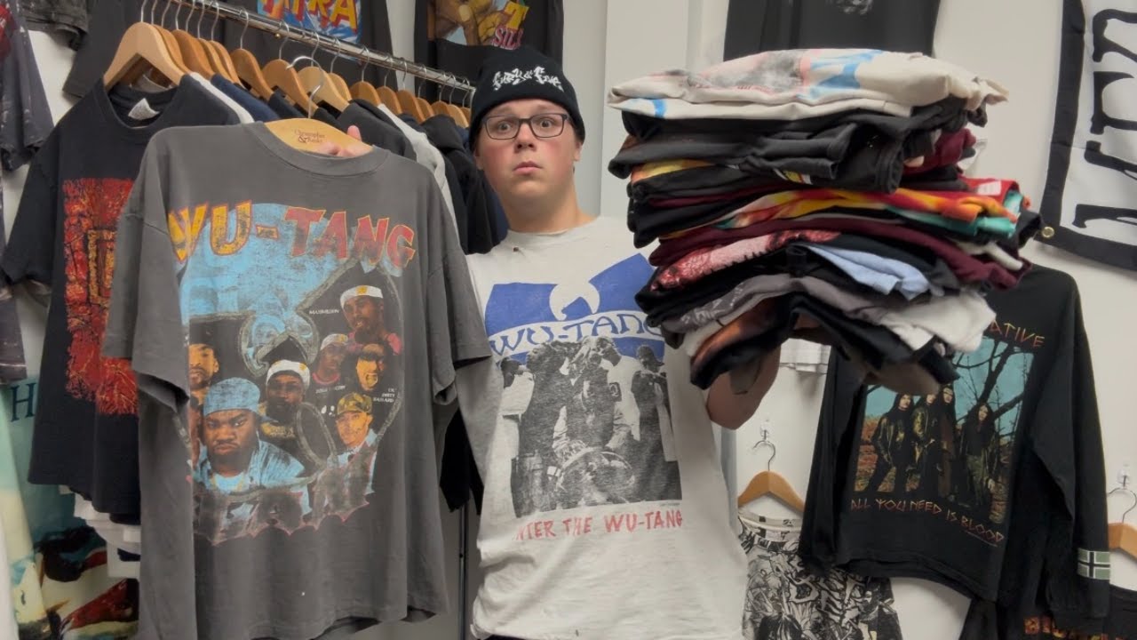 Unboxing $25,000 In Vintage Band Shirts