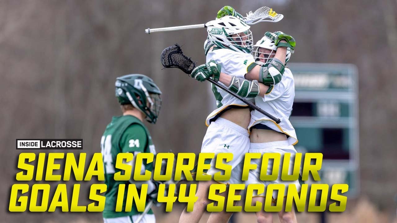 Comeback of the Year! Siena Scores Four in 44 Seconds