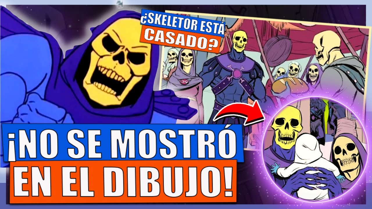 EL LADO QUE NADIE SABÍA DEL PASADO DE SKELETOR 💀🤯