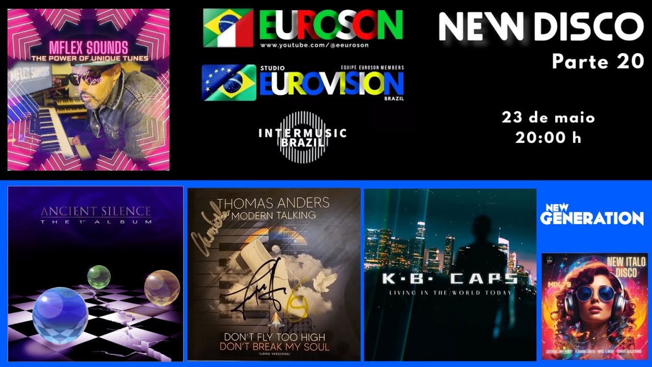 LV - EUROson - NEW DISCO 20 - 23/05/2025 - 20:00 h #eurodisco #italodisco #disco