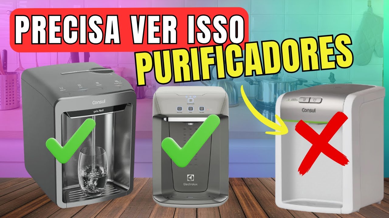 Qual o melhor purificador de água para comprar  Para não ERRAR, escolha entre esses 4 melhores 2025!